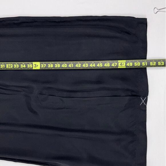 Madewell Dress Womens 12 Black Crisscross High Neck Midi Slip - Picture 14 of 14